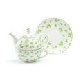 thumbnail image 2 of Grace Teaware Shamrock Fine Porcelain Tea For One Set, 2 of 3