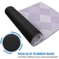 thumbnail image 6 of Sleek Pastel Checkered Desk Mat - Aesthetic Office Decor, Extra Large Mouse and Laptop Pad, Game Mat - Revolutionize Your Workspace, Size 31.5x11.8in., 6 of 7