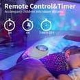 thumbnail image 4 of Proyector de luz nocturna con movimiento, LED que cambia de color y sonidos relajantes, perfecto para habitaciones de niños, proyector de luz nocturna, luz ambiental con temporizador, 4 of 7