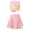 Light Pink, variant on Aislor Girls Cheer Leader Uniform Cheerleading Halloween Cosplay Outfits Red 6