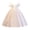White, variant on Girls Satin Dress Ruffle Short Sleeve Tulle Front A-Line Long Gown Pageant Prom Princess First Communion Flower Girl Dress