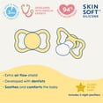 thumbnail image 2 of MAM Air Day & Night Pacifier, for Sensitive Skin, Glows in The Dark, 16+ Months, Unisex, 4 Count, 2 of 7