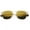 Gold / Gold Mirror, variant on sunglassLA - Sleek Metal Horn Rimmed Sunglasses Semi Rimless Color Mirror Square Lens 48mm - 48mm