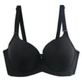 thumbnail image 4 of Swuxness Women's Push Up Underwire Bra, Women Plus Size Bras, Women Plus Size Solid Color Thin Underwire Bra with Sagging Push Up Comfortable Bra Black, 40/90E, 4 of 4