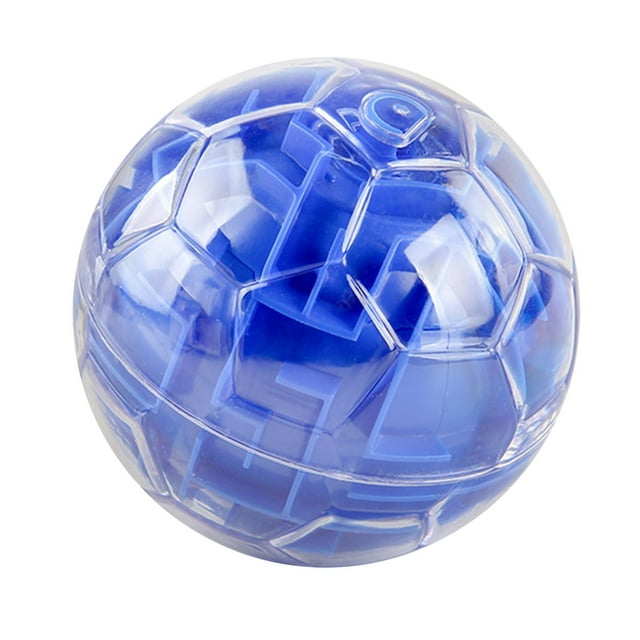 Milaget 3D Maze Ball Educational Toy Challenges Games Activity Imagination Education Toy Blue