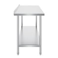 thumbnail image 1 of KFFKFF 24x60x36-Inch Metal Prep Table, Durable Stainless Steel Construction, Adjustable Height, Ideal for Commercial Kitchens, Restaurants, and Homes, 1 of 9