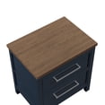 thumbnail image 5 of Furniture of America Yvara Modern 2-Drawer Adult Nightstand, Blue, 5 of 10