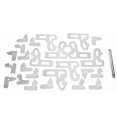 thumbnail image 4 of Fractional Radius Gage, Radius Gage Set, Durable Wide Measuring Range Stainless Steel For Workshop Supplies Workshop Tools, 4 of 8