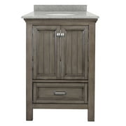 Brantley 25" Harbor Blue Vanity with Rushmore Grey Granite Top