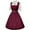 002 Red, variant on Hvot&aat Women Oktoberfest Dress Bavarian Beer Girl Dirndl Cosplay Dress Halloween Costumes