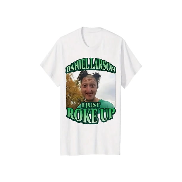 Camiseta divertida y moderna con gráficos de Daniel Larson, camiseta selfie, camiseta informal de algodón para hombre, camiseta divertida con meme, broma de Dank Genz, camiseta deportiva holgada unise