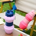 thumbnail image 6 of Collapsible Cups for Traveling Limited Time Offer Dusknt Silicone Food Grade Water Cup Travel Sports Kettle Outdoor Silicone Folding Cup Large Capacity Children's Telescopic Cup, 6 of 6