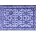 thumbnail image 1 of Ahgly Company Machine Washable Indoor Rectangle Persian Blue Traditional Area Rugs, 7' x 10', 1 of 4