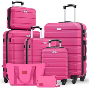Gowill 7-Piece Luggage Set with Expandable Duffel Bag