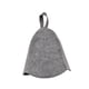 thumbnail image 5 of Gorro de sauna de fieltro con protección para la cabeza, portátil, 14 x 10 pulgadas, duradero, bonito y de buena calidad. Gris, 5 of 9