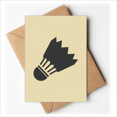 thumbnail image 1 of Badnton Sport Géométrie Simple Modèle Cartes de Voeux Vous Êtes Invités Invitations, 1 of 3