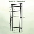 thumbnail image 3 of Gymax Étagère de Rangement au-Dessus de la Toilette à 3 Niveaux avec Barre Inférieure Réglable et Ajustable, 3 of 10