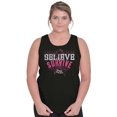 thumbnail image 4 of Breast Cancer Believe Survive Aware Tank Top Tee Shirt Women Brisco Brands S, 4 of 6