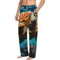 thumbnail image 6 of Naloa Colorful Flower Sea Turtle Pajama Pants Men, PJ Bottoms, Sleep & Lounge Pants-X-Large, 6 of 6