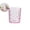 Pink, variant on Transparent Wide-Mouth Mouthwash Cup – 3.5x3.1x2.9in Thickened Plastic Toothbrush Tumbler for Couples