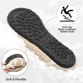 thumbnail image 5 of Ecetana Women's Fuzzy Mary Jane House Slippers with Adjustable Strap, 5 of 7