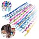 thumbnail image 1 of Pinzas para trenzas de pelo de 12 colores para niñas, joyería en espiral para accesorios de trenzas, herramienta para trenzar el cabello para niñas, recuerdo de fiesta de cumpleaños, 1 of 5