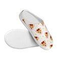 thumbnail image 3 of Daiia Funny Corgi Print Women’s Fuzzy Slippers Memory Foam Lightweight House Shoes Cozy Loafer Flannel House Shoes-37/38, 3 of 7