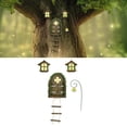 thumbnail image 3 of Puerta y ventanas de hadas, decoración exterior de jardín de hadas en miniatura, accesorios de jardín de hadas en miniatura con micropaisaje DIY, 3 of 8