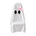 thumbnail image 3 of Halloween Ghost Chair Covers, 47 x 79 Inches Spooky Face Sign for Halloween Party Home Dining Room Office Decor, 3 of 5