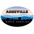 thumbnail image 3 of Asheville North Carolina Blue Ridge Mountains Hipster Brewery Souvenir Oval Decal Sticker, 3 of 3