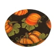 thumbnail image 6 of Uemuo Orange Pumpkin Pattern Round Bar Stool Seat Covers Washable Stool Cushion Slipcover Elastic Bar Chair Covers-, 6 of 7