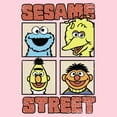 thumbnail image 2 of Junior's Sesame Street Four Panels Pals  Graphic T-Shirt, 2 of 4