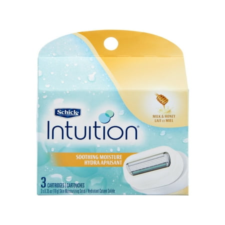 Schick Intuition Soothing Moisture Razor Cartridges - 3 CT