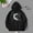 Black, variant on Women's Hoodies Sweatshirts Ladies Fall/Winter Casual Loose Moon Print Hoodie Black S