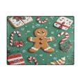 thumbnail image 5 of Yayeee Area Rugs for Living Room 5.2'x4' Non Slip Washable Bedroom Floor Carpet, Christmas Gingerbread, 5 of 6