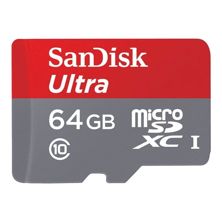 SanDisk, microSDXC Memory Card, 64GB Class 10 UHS-I, Waterproof