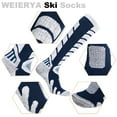 thumbnail image 3 of Ski Socks 2 Pairs Pack for Skiing, Snowboarding Performance Socks, 3 of 4
