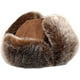 thumbnail image 4 of Gorro de cazador de piel sintética de ante Chapka unisex, cálido, antiviento, Ushanka, sombrero de caza ruso, 4 of 5