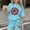 Sky Blue, variant on SGFCWSX Girls 2 Piece Outfits Kids 4th of July Casual Summer Oversized Short Sleeve T Shirt Graphic Print Elastic Waist Shorts Daily Wear White Size 7-8 Years