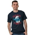 thumbnail image 5 of Smurfs Cartoon Positivity Quote Men's Graphic T Shirt Tees Brisco Brands M, 5 of 6