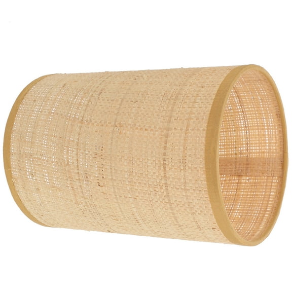 HOMEMAXS Rattan Woven Lamp Shade Indoor Decor E27/E14 Rattan Lampshade for Floor Lighting