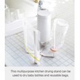 thumbnail image 2 of Yamazaki Home Collapsible Bottle Dryer - Small, White, Steel, Small, Collapsible, Water Resistant, No Assembly, 2 of 6