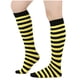 thumbnail image 1 of Calcetines de invierno cálidos a rayas hasta la pantorrilla y hasta la rodilla para mujer y hombre, calcetines universales hasta la pantorrilla, calcetines de algodón para mujer., 1 of 2