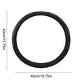 thumbnail image 3 of Car Steering Wheel Cover, Thin Anti-Slip Fiber Handle, Sports Style Grip, All Season Comfortable Interior Accessory, Universal Fit for Cars and Trucks, 3 of 6