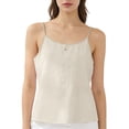 thumbnail image 2 of Endives Womens Tank Top Sleeveless Shirt Thin Strap Crew Neck Camisole Slimming Flared Top Daily Wear Outerwear, 2 of 6