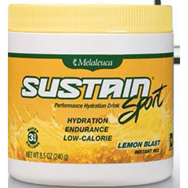 Melaleuca Sustain Sport Lemon Blast Performance Hydration Drink 8.5 oz