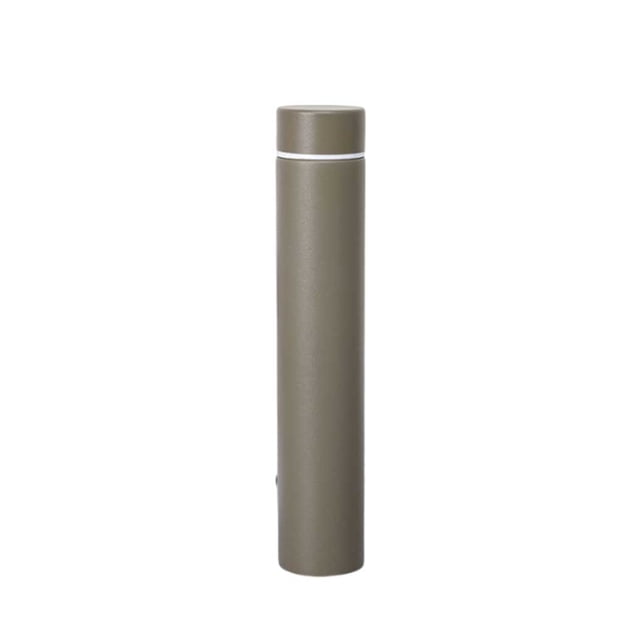 Yuarrent Frascos de vacío aislados de 260ml, portátil, para el hogar, la escuela, la oficina, el Camping, senderismo, botella de agua, leche Utensilios de cocina Gris