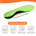 thumbnail image 3 of Okaka Heavy Duty Support Heel Pain Relief Insole High Arch Support Orthotics Insert for Flat Feet Shoe Insert Men and Women L, 3 of 7