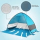 thumbnail image 2 of Automatic Pop Up Beach Tent Cabana Portable UPF 50+ Sun Shelter Camping Fishing Hiking Canopy, 2 of 5