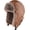 Brown, variant on Trapper Hat for Men Women Winter Leather  Hat with Ear Flaps Warmer  Russian Ushanka for Cold Weather